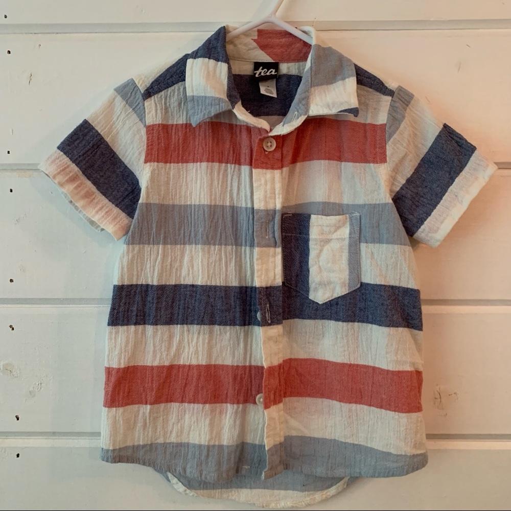 Tea Collection Button Down Shirt